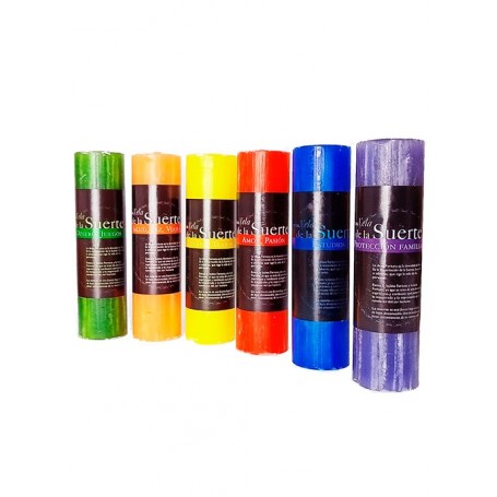 Velas de la Suerte | Velones de diferentes colores