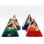 Pirámide de Orgonita (4 lados) colores a elegir