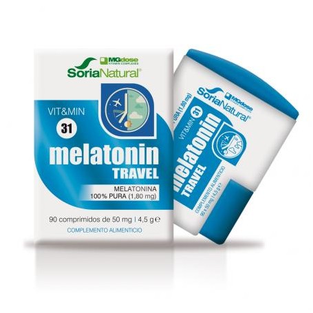 Melatonin Travel (Melatonina Pura) 1,80 mg | Soria Natural