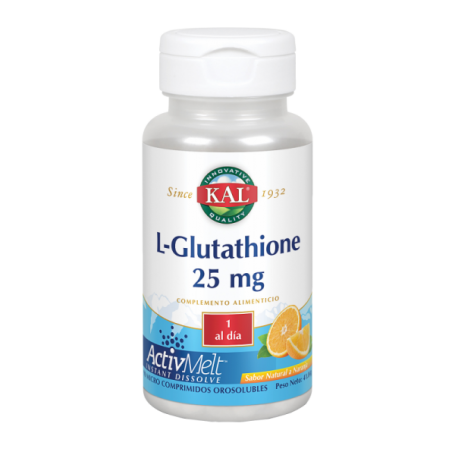 L-Glutathione (L-Glutatión soluble) 25mg | Kal