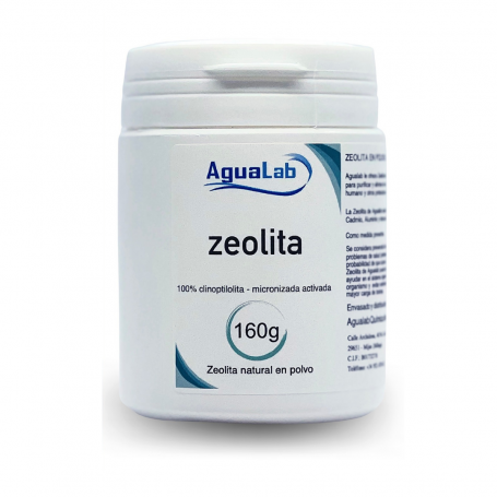 Zeolita en polvo 160gr. Alta Calidad | Agualab