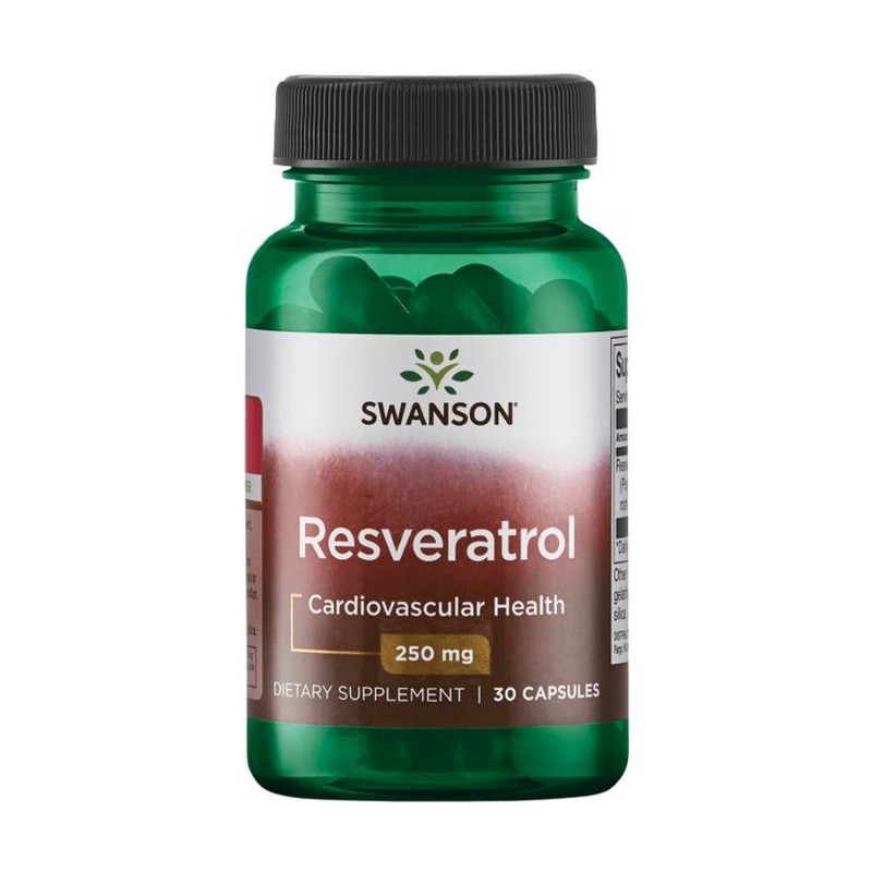 Resveratrol 250mg 30 cápsulas Swanson