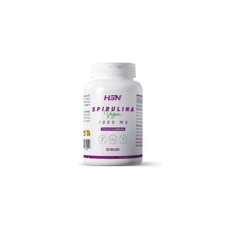 Espirulina 1000mg 120 cápsulas HSN