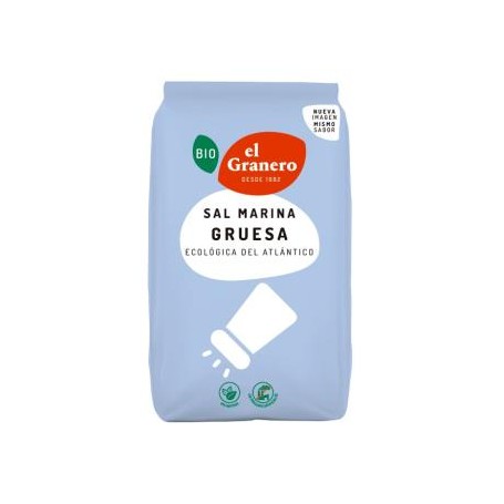 Sal Marina Gruesa Ecológica del Atlántico 1kg | El Granero Integral